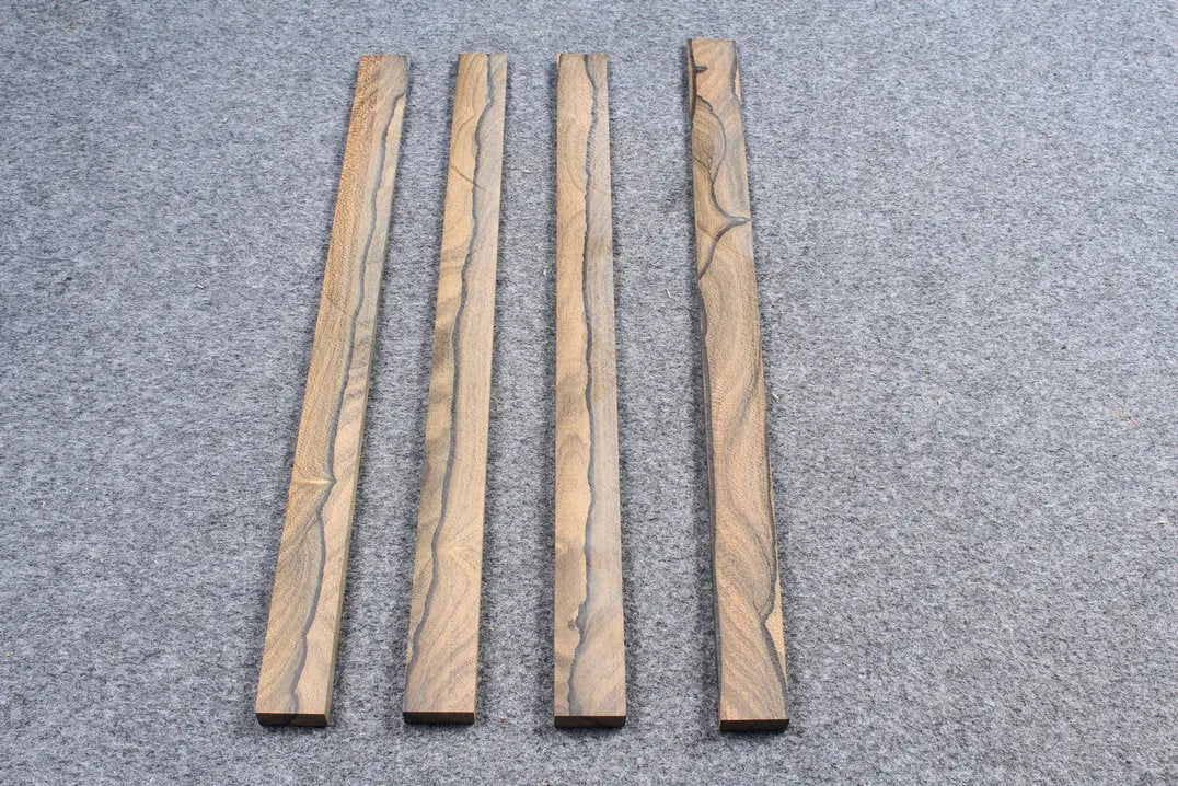 ziricote exotic wood splices snooker cue butt splices